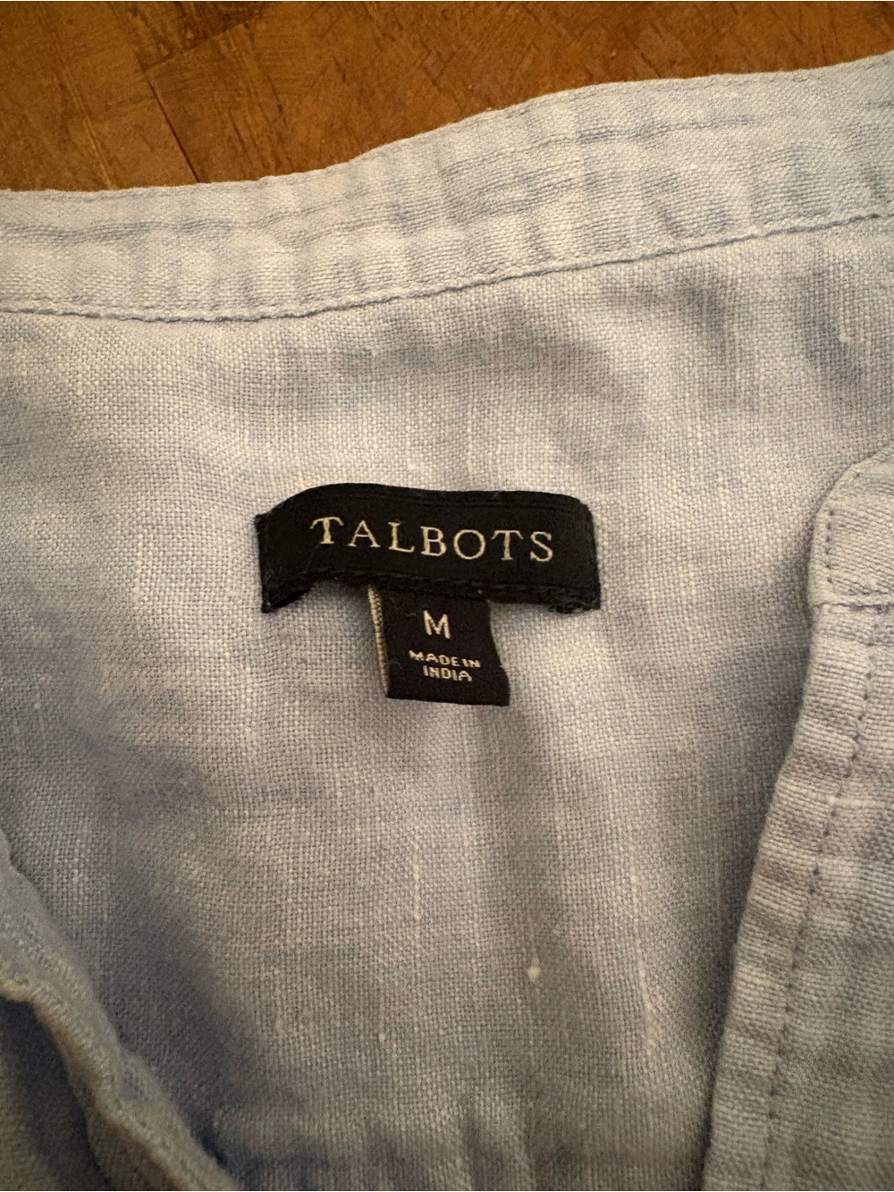 Talbots 100% Linen Top - Picture 4 of 8